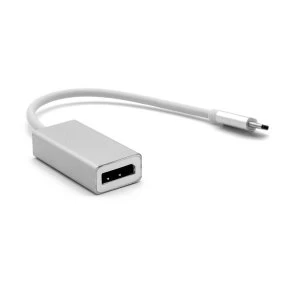 Dynamode USB-C Type-C To Displayport 4K Adapter - Grey/White