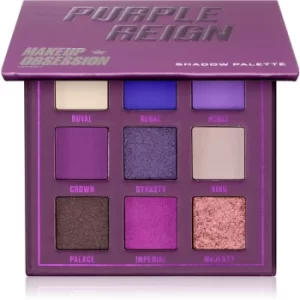 Makeup Obsession Mini Palette Eyeshadow Palette Shade Purple Reign 11,7 g