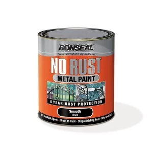 Ronseal No Rust Metal Paint Smooth Silver 250ml
