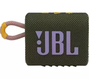 JBL GO3 Portable Bluetooth Speaker - Green