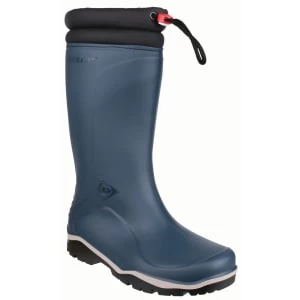 Dunlop Blizzard Winter Wellington Boot - Blue/Black Size 10.5