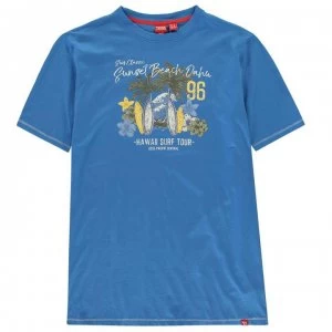 D555 Beach T Shirt Mens - Royal