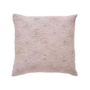 Bedeck of Belfast Rare Earth Dusk Quilted Cushion 45cm x 45cm, Heather