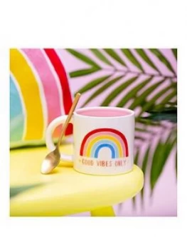 Sass & Belle Chasing Rainbows Good Vibes Only Mug