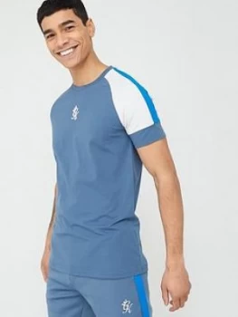 Gym King Contrast Core Plus T-Shirt - Bearing Sea, Bearing Sea Size M Men