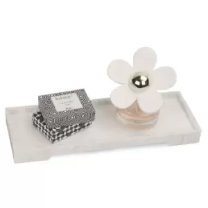 Marble Effect Vanity Tray Small Pukkr