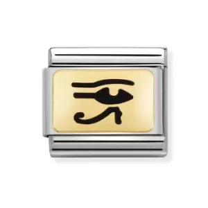 Nomination Classic Gold Egyptian Eye Charm