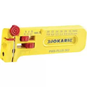 Jokari 40025 PWS Plus 002 Wire stripper Suitable for PVC-coated wires, PTFE wires 0.25 up to 0.80 mm