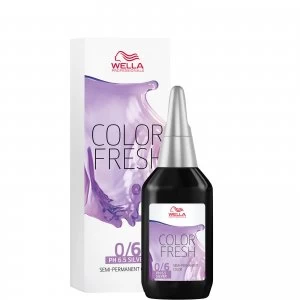 Wella Professionals Color Fresh Semi-Permanent Colour - 0/6 Silver Violet 75ml