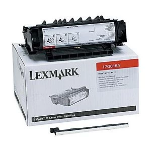 Lexmark 17G0154 Black Laser Toner Ink Cartridge