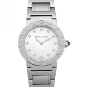 Bvlgari Quartz Mother of Pearl Dial Diamond Ladies Watch 101886