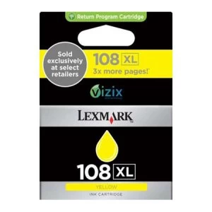 Lexmark 108XL Yellow Ink Cartridge