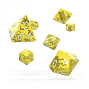 Oakie Doakie Dice RPG Set (Translucent Yellow)