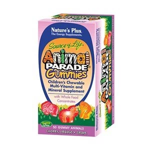 Natures Plus Animal Parade Gummies Assorted Fruit Flavors 50 Gummies