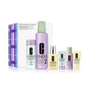 Clinique Great Skin Everywhere Skincare Set: For Dry Combination Skin - None