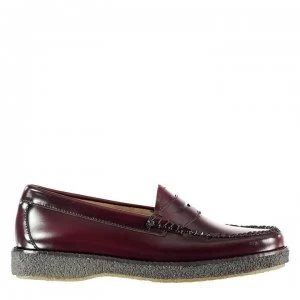 Bass Weejuns High Shine Penny Loafer - Wine Textured