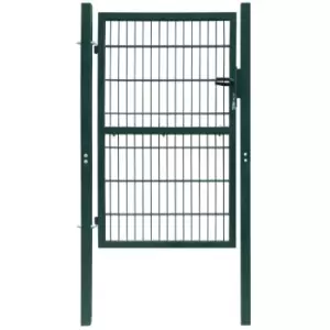2D Fence Gate (Single) Green 106 x 230cm Vidaxl Green