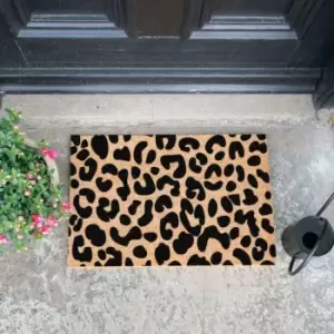 Artsy Doormats Leopard Print Doormat