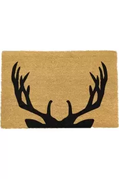 Stag Antlers Doormat - Regular 60x40cm