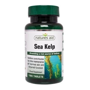 Natures Aid Sea Kelp 187mg 180 Tablets