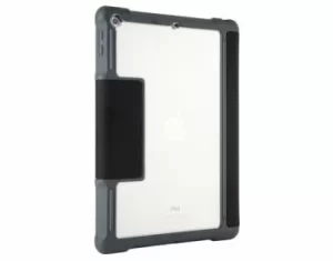 STM Dux 9.7 Inch Apple iPad 2017 Folio Tablet Case Black Grey Polyuret