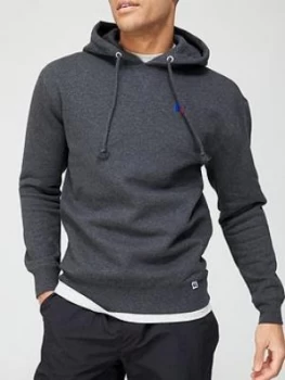 Russell Athletic Mason Small Logo Hoodie - Grey, Size S, Men
