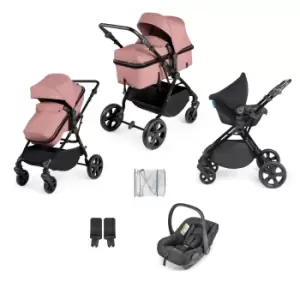 Ickle Bubba Comet 3-In-1 Travel System With Astral Car Seat - Dusky Pink