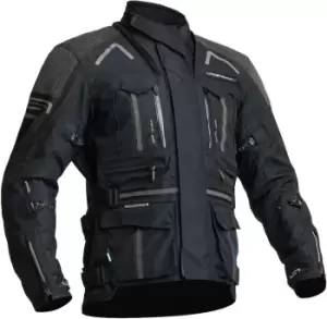 Lindstrands Oman Waterproof Motorcycle Textile Jacket, black, Size 50, black, Size 50