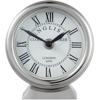 Hotel Collection Mini table clock - Silver