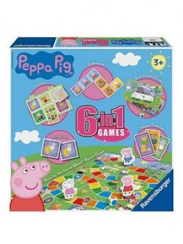 Ravensburger Peppa Pig 6 In 1 Games Box