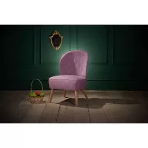 Birlea Snow White Accent Chair, Pink