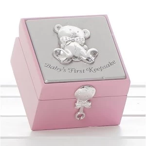 Pink Baby Keepsake Box
