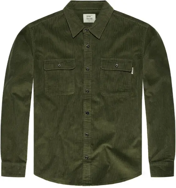 Vintage Industries Brix shirt Longsleeve green