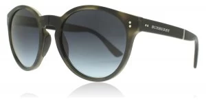 Burberry BE4221 Sunglasses Matte Grey Havana 3596K4 Polariserade 55mm