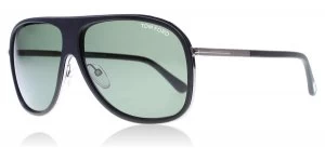 Tom Ford Chris Sunglasses Matte Black 02N 62mm