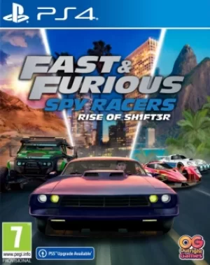 Fast and Furious Spy Racers Rise of SH1FT3R PS4 Game