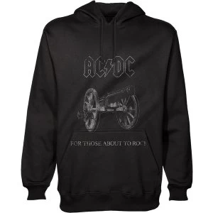 AC/DC - About to Rock Unisex XX-Large Pullover Hoodie - Black