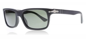 Persol PO3048S Sunglasses Matte Black 900058 Polarized 55mm
