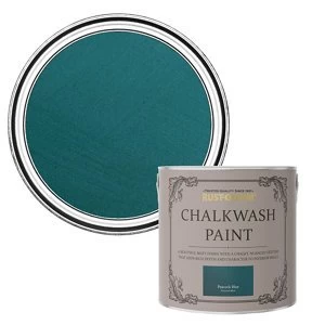 Rust-Oleum Chalkwash Peacock blue Flat matt Emulsion Paint 2.5L