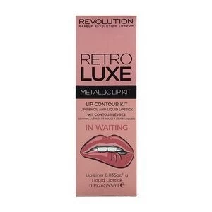 Makeup Revolution Retro Luxe Kits Metallic In Waiting Pink