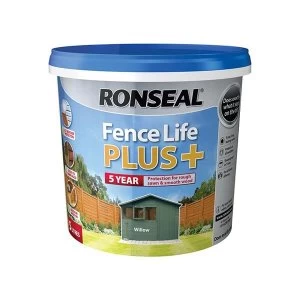Ronseal Fence Life Plus+ Medium Oak 5 Litre