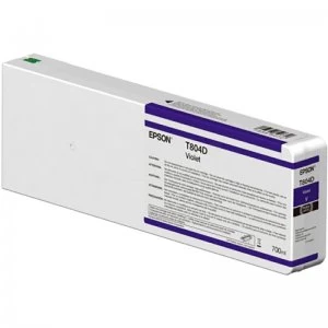 Epson InkCart/T804D00 UltraChrome 700ml Tank, Violet - C13T804D00