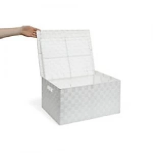 ARPAN Storage Basket Nylon White 50 x 38 x 25cm Set of 2