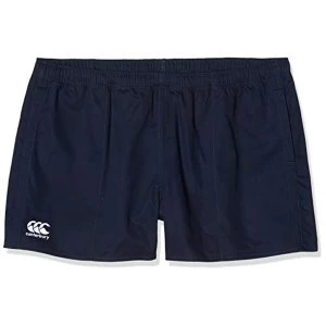 Canterbury Mens Professional Cotton Rugby Shorts, Navy, Small