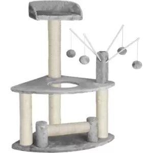 Cat tree scratching post Blouky - cat scratching post, cat tower, scratching post - grey - grey