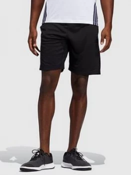 Adidas 3-Stripe Shorts - Black, Size XL, Men