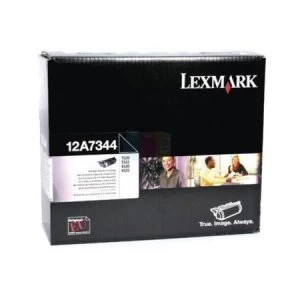Lexmark 12A7344 Black Laser Toner Ink Cartridge