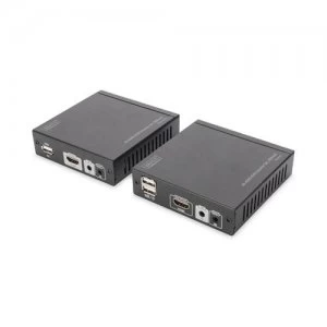 Digitus DS-55502 AV extender AV transmitter & receiver Black