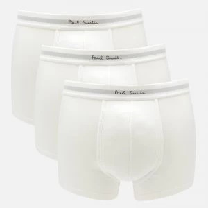 Paul Smith Mens 3 Pack Trunks - White - L