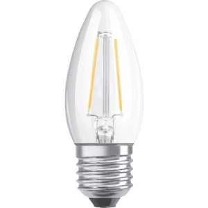 OSRAM LED (monochrome) EEC A++ (A++ - E) E27 Candle 2.5 W = 25 W Warm white (Ø x L) 35mm x 95mm Filament